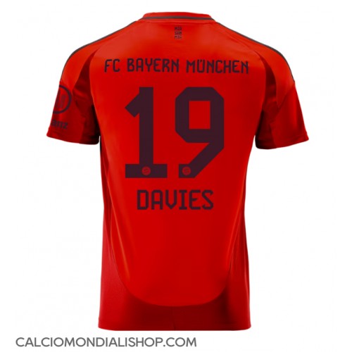 Maglie da calcio Bayern Munich Alphonso Davies #19 Prima Maglia 2024-25 Manica Corta